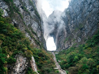 천문산, 웅장한 천문동 절경