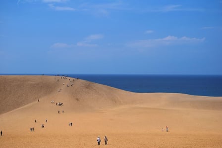 돗토리 사구, 광활한 모래언덕