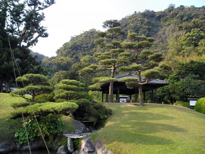 센간엔, 화창한 정원 풍경