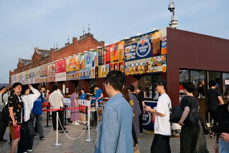 오도리공원, 활기찬 여름 맥주 축제 풍경