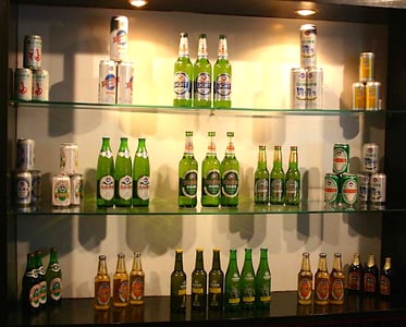 칭다오 맥주 박물관, 활기찬 시음장
